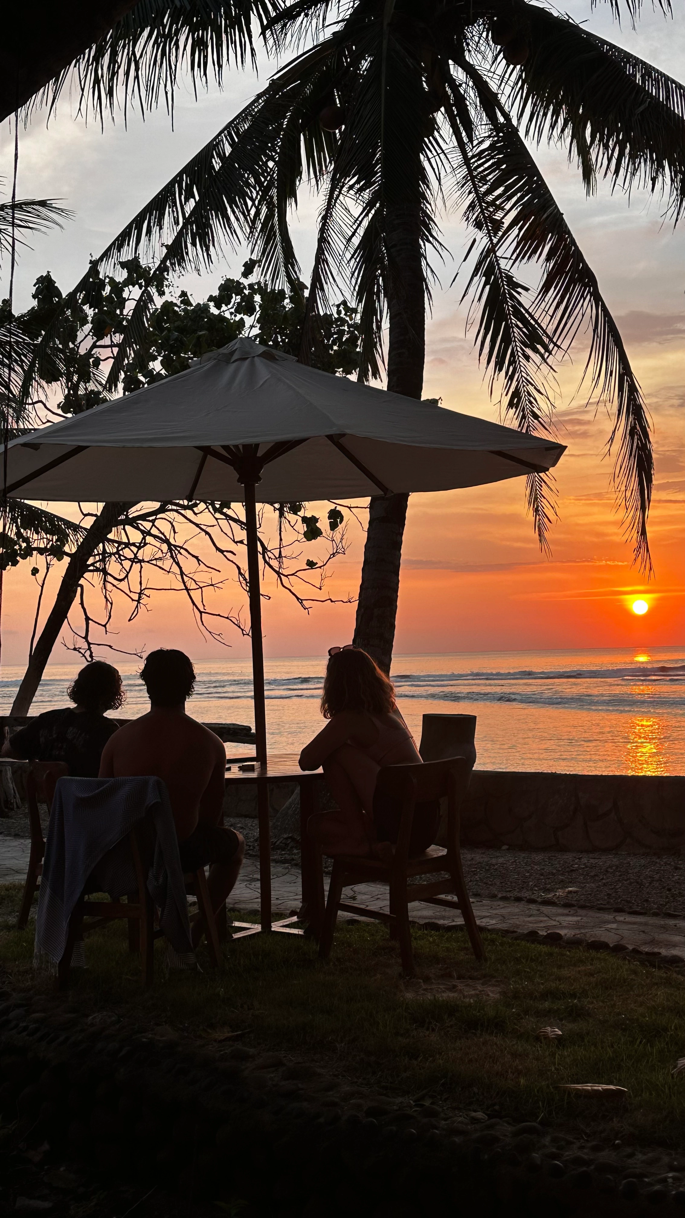 Air-conditioned private room at Krui Surf Camp